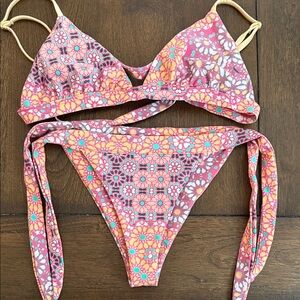 Vibrant Floral Bikini Set